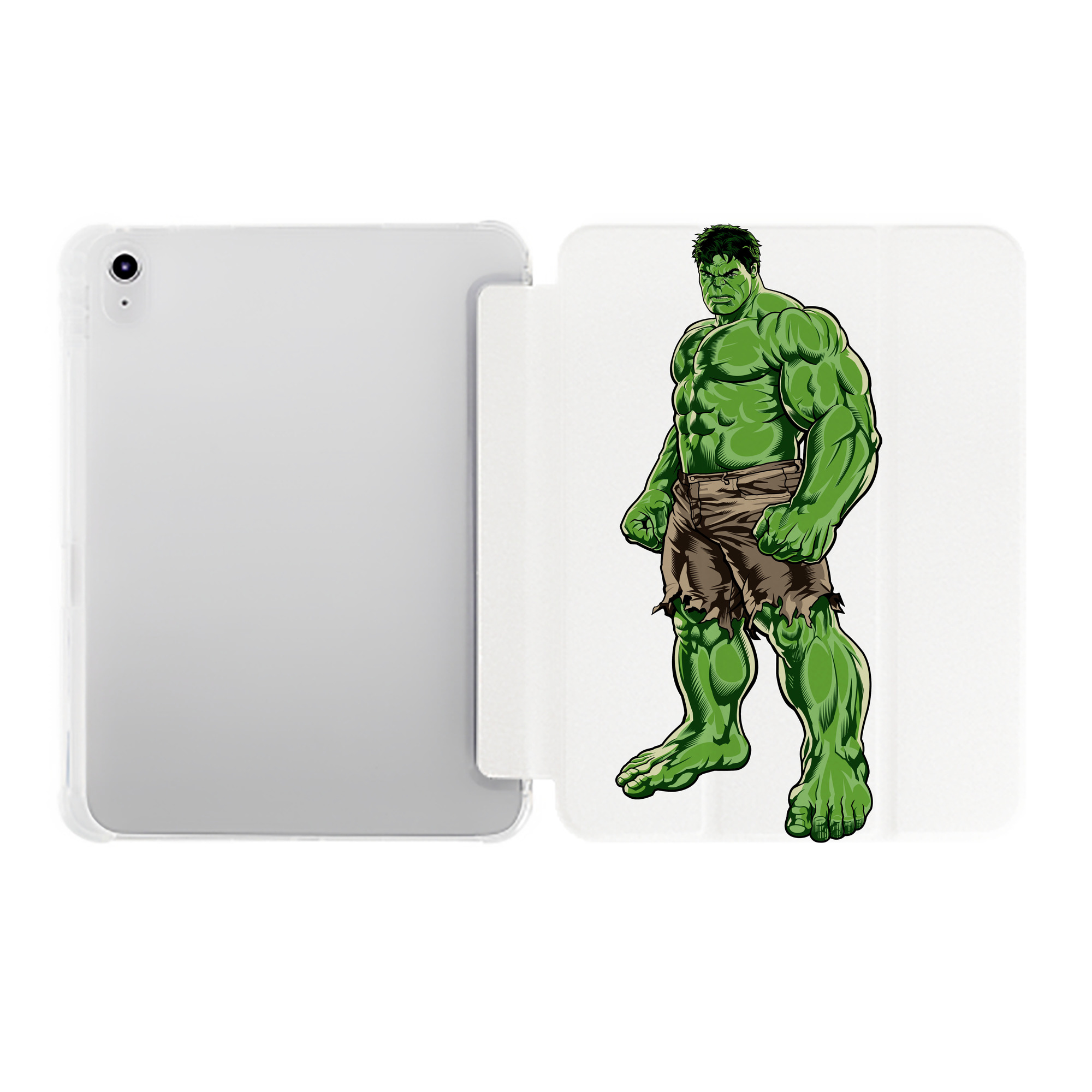 （画像用） アベンジャーズ The Avengers IPad ケース ペン収納付き 三つ折りスタンド PUレザー×シリコン 対応機種9.5/10.5/10.9インチ